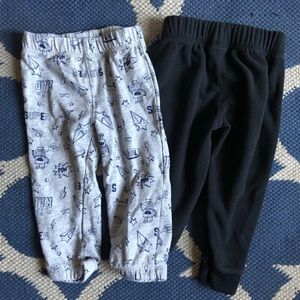 2 pairs of warm sweat pants